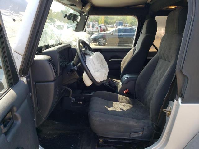 1J4FA39S85P347016 - 2005 JEEP WRANGLER X SILVER photo 7