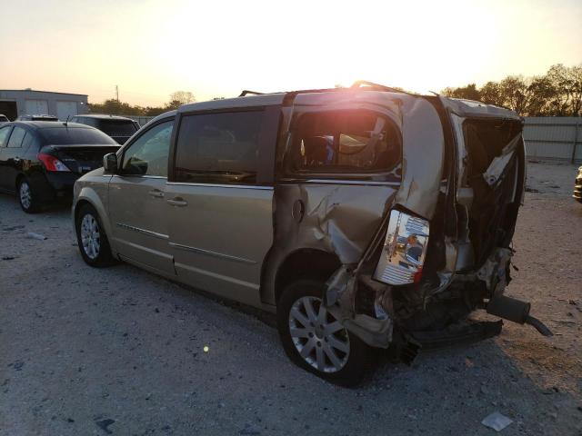 2C4RC1BG3CR250437 - 2012 CHRYSLER TOWN & COU TOURING 金色 照片 2