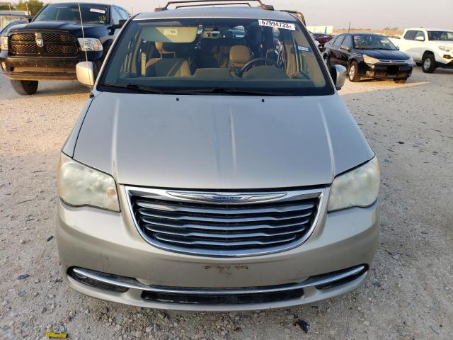 2C4RC1BG3CR250437 - 2012 CHRYSLER TOWN & COU TOURING 金色 照片 5