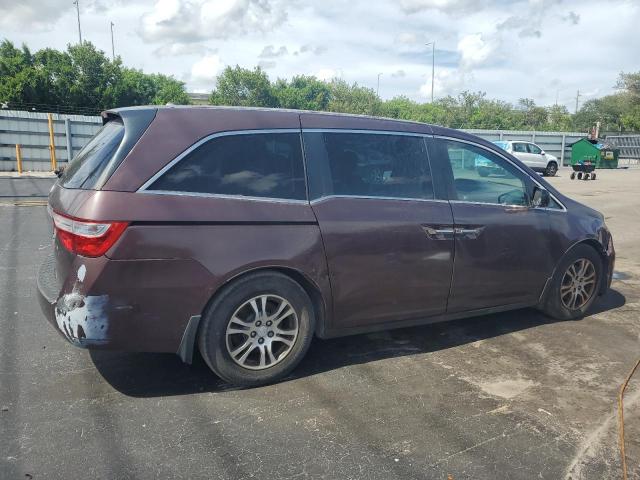 5FNRL5H67CB069164 - 2012 HONDA ODYSSEY EXL Burgund zdjęcie 3