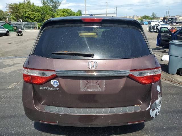 5FNRL5H67CB069164 - 2012 HONDA ODYSSEY EXL Burgund zdjęcie 6