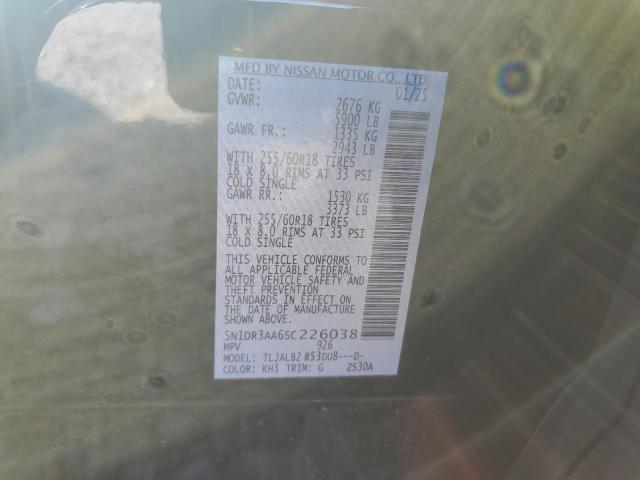 5N1DR3AA6SC226038 - 2025 NISSAN PATHFINDER S BLACK photo 13