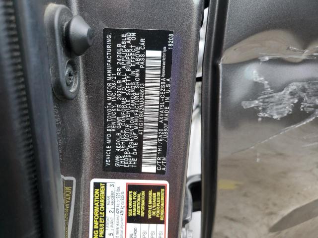 4T1G11BK2NU048613 - 2022 TOYOTA CAMRY SE GRAY photo 24