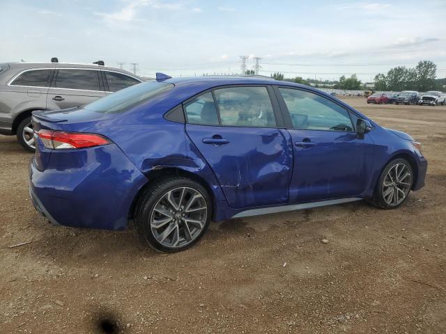 5YFS4MCE4NP101891 - 2022 TOYOTA COROLLA SE BLUE photo 3