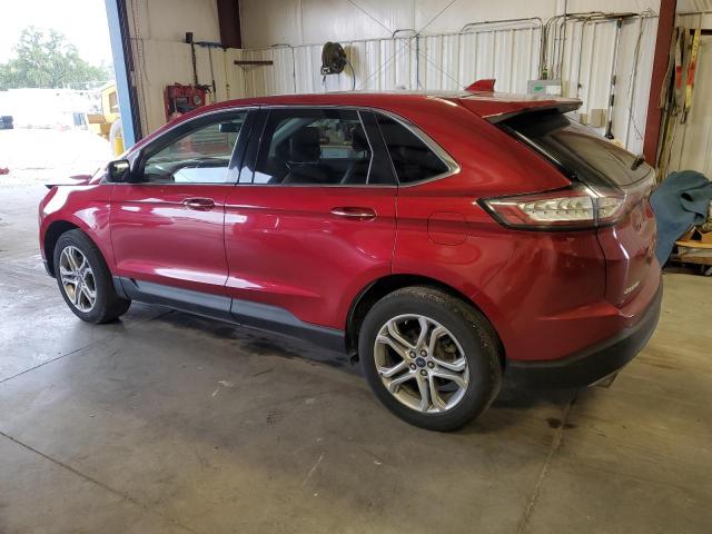 2FMPK4K90HBC50386 - 2017 FORD EDGE TITANIUM BURGUNDY photo 2