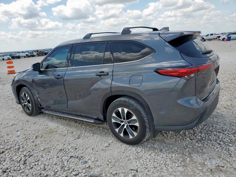 5TDGZRAH8MS065808 - 2021 TOYOTA HIGHLANDER XLE Մոխրագույն լուսանկար 2