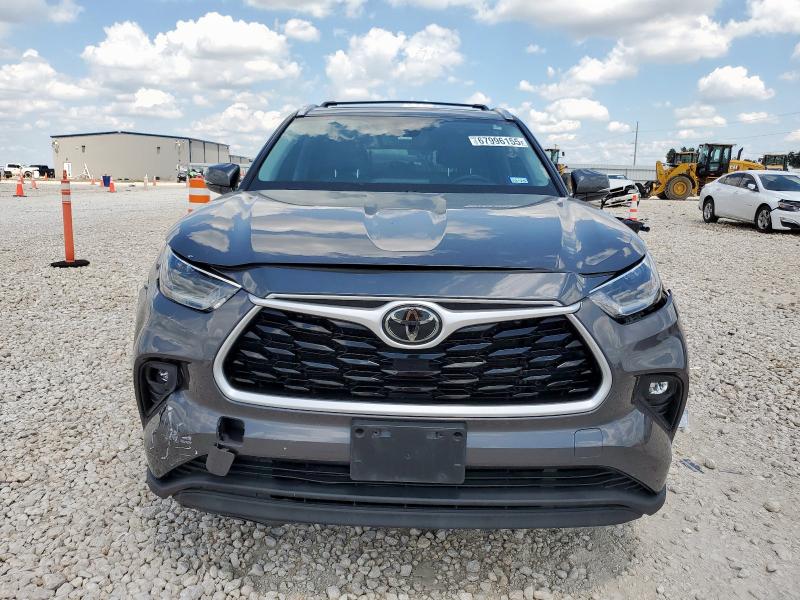 5TDGZRAH8MS065808 - 2021 TOYOTA HIGHLANDER XLE Մոխրագույն լուսանկար 5