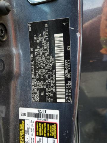 5TFUM5F10AX002486 - 2010 TOYOTA TUNDRA DOUBLE CAB SR5 GRAY photo 12