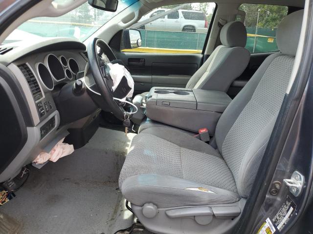 5TFUM5F10AX002486 - 2010 TOYOTA TUNDRA DOUBLE CAB SR5 GRAY photo 7