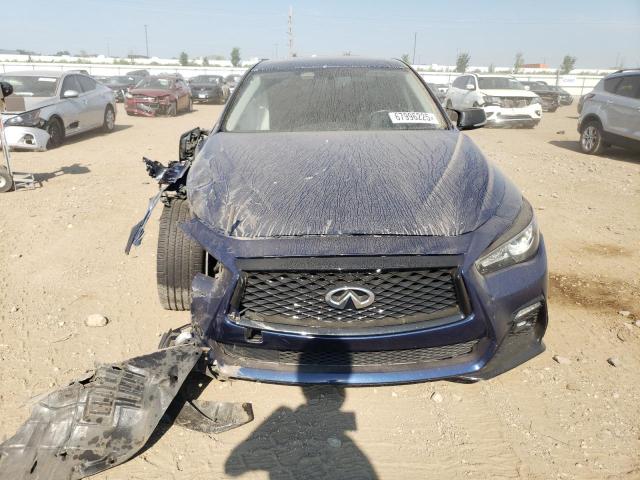 JN1EV7ARXKM550169 - 2019 INFINITI Q50 LUXE ლურჯი ფოტო 5
