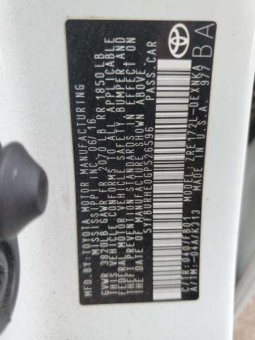 5YFBURHE0GP526596 - 2016 TOYOTA COROLLA L 白色 照片 13