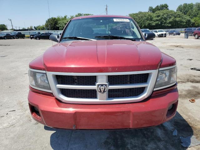 1D7HE38K89S782681 - 2009 DODGE DAKOTA SXT RED photo 5