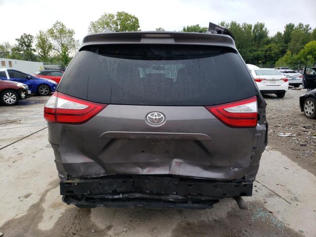 5TDKK3DC9GS740596 - 2016 TOYOTA SIENNA LE 灰色 照片 6