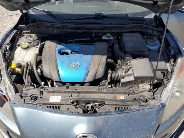 JM1BL1MP5D1785161 - 2013 MAZDA 3 I TURQUOISE photo 11