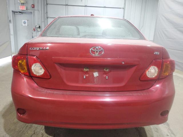 1NXBU40E39Z064907 - 2009 TOYOTA COROLLA BASE 红色 照片 6