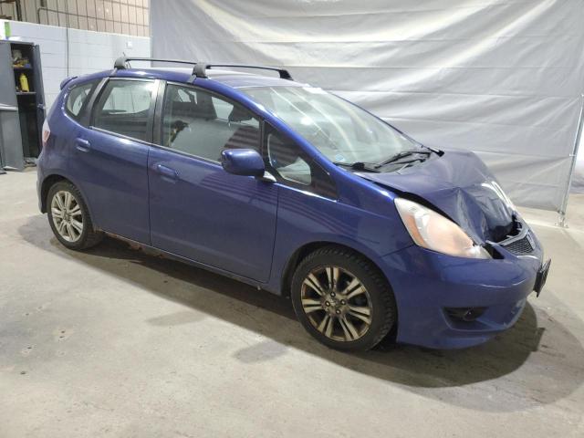 JHMGE8H66BC021295 - 2011 HONDA FIT SPORT BLUE photo 4