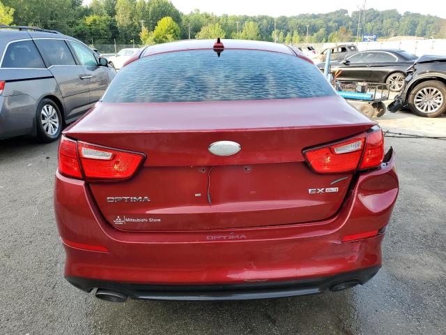 5XXGN4A73EG288749 - 2014 KIA OPTIMA EX RED photo 6