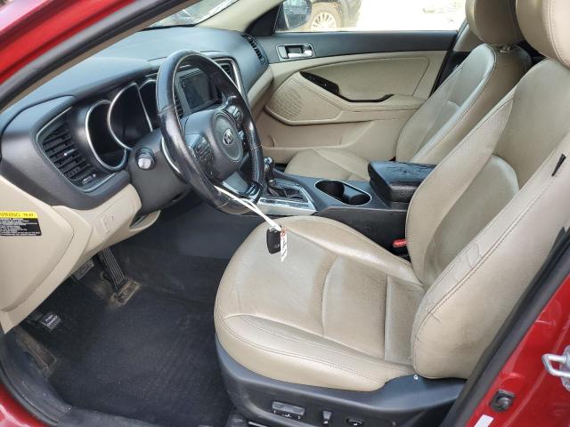 5XXGN4A73EG288749 - 2014 KIA OPTIMA EX RED photo 7
