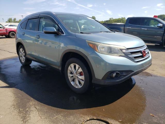 5J6RM4H77DL013296 - 2013 HONDA CR-V EXL 蓝色 照片 4