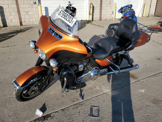 1HD1KEL16EB651160 - 2014 HARLEY-DAVIDSON FLHTK ELECTRA GLIDE ULTRA LIMITED ORANGE photo 2