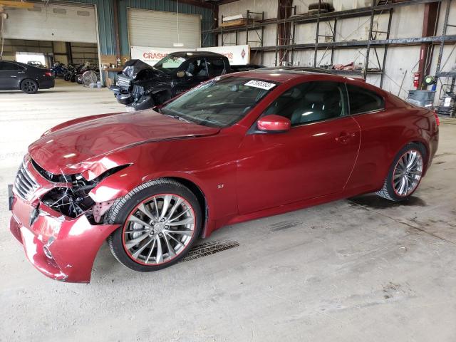 JN1CV6EK0EM113381 - 2014 INFINITI Q60 JOURNEY RED photo 1