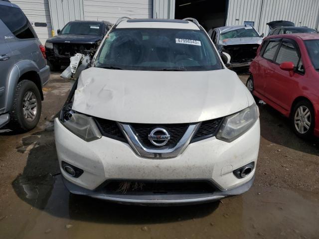 5N1AT2MTXEC850120 - 2014 NISSAN ROGUE S WHITE photo 5