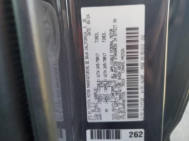 3TMLB5JN4RM027338 - 2024 TOYOTA TACOMA DOUBLE CAB Grafito foto 12