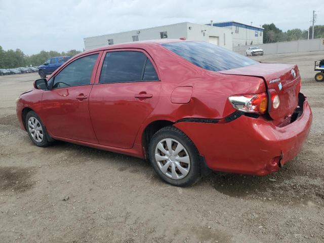 2T1BU40E89C170738 - 2009 TOYOTA COROLLA BASE Rojo foto 2