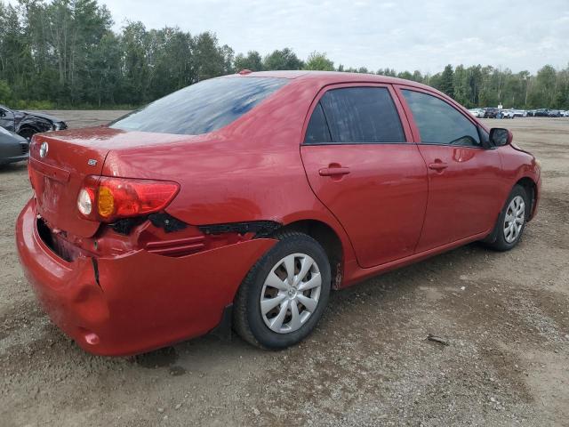 2T1BU40E89C170738 - 2009 TOYOTA COROLLA BASE Rojo foto 3