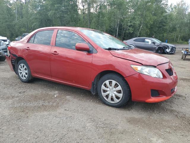 2T1BU40E89C170738 - 2009 TOYOTA COROLLA BASE Rojo foto 4