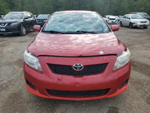 2T1BU40E89C170738 - 2009 TOYOTA COROLLA BASE Rojo foto 5