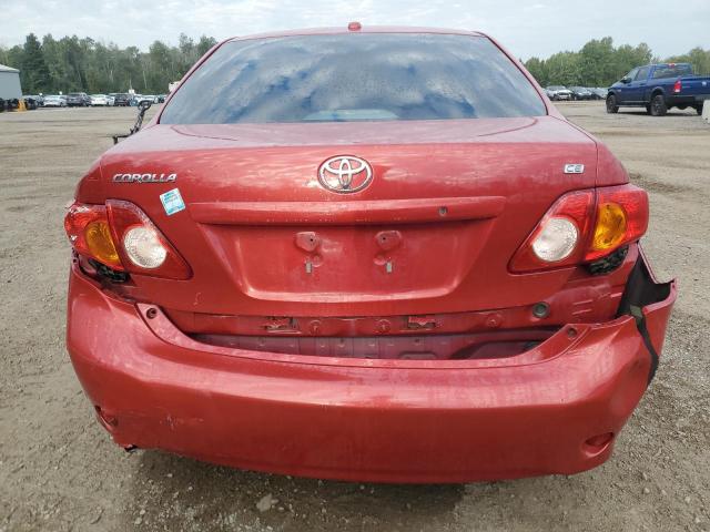 2T1BU40E89C170738 - 2009 TOYOTA COROLLA BASE Rojo foto 6