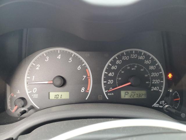 2T1BU40E89C170738 - 2009 TOYOTA COROLLA BASE Rojo foto 9