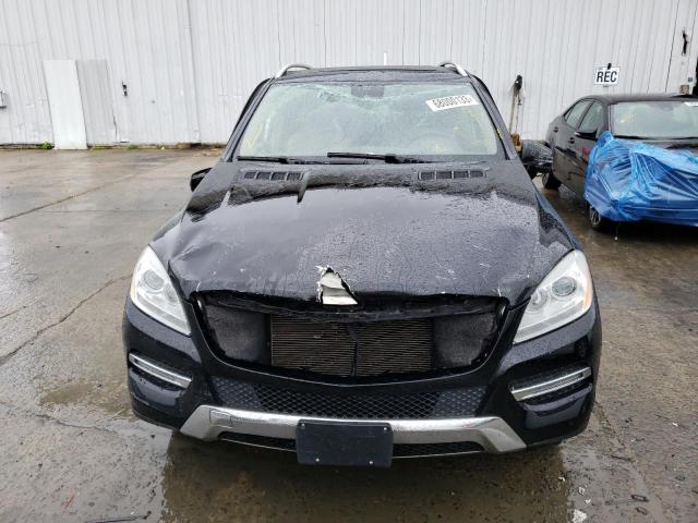4JGDA5HB9FA470656 - 2015 MERCEDES-BENZ ML 350 4MATIC BLACK photo 5