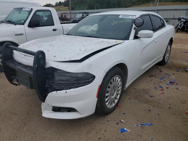 2C3CDXKTXKH622786 - 2019 DODGE CHARGER POLICE WHITE photo 1