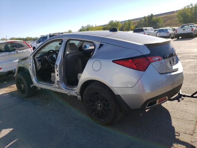 2HNYB1H65AH500156 - 2010 ACURA ZDX ADVANCE فضي صورة 2