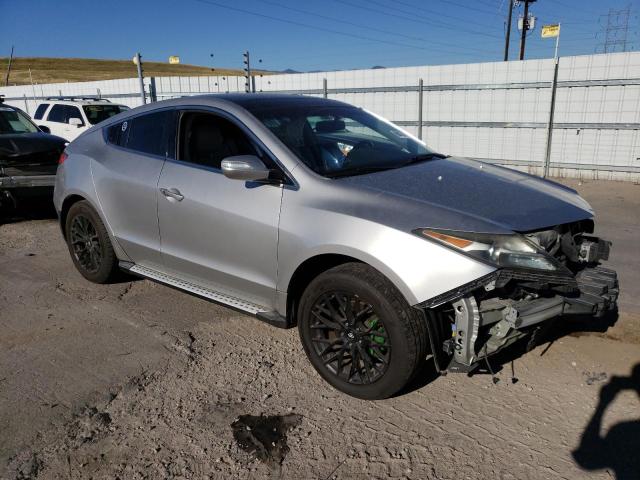 2HNYB1H65AH500156 - 2010 ACURA ZDX ADVANCE فضي صورة 4
