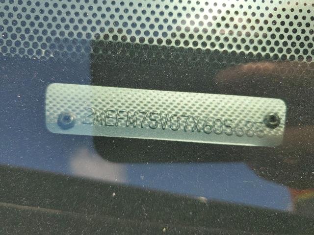 2MEFM75V07X605688 - 2007 MERCURY GRAND MARQUIS LS GRAY photo 12