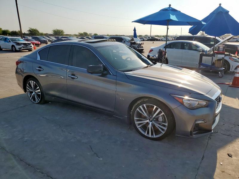 JN1EV7AR5JM430908 - 2018 INFINITI Q50 LUXE ნაცრისფერი ფოტო 4