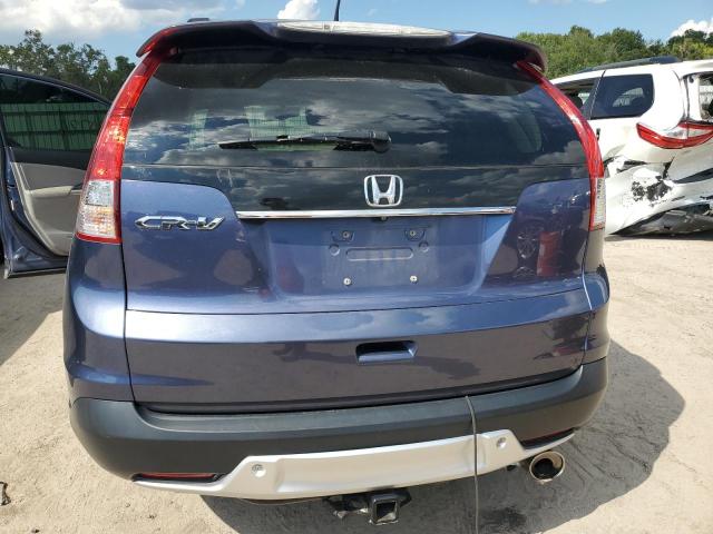 2HKRM3H74DH512917 - 2013 HONDA CR-V EXL BLUE photo 6