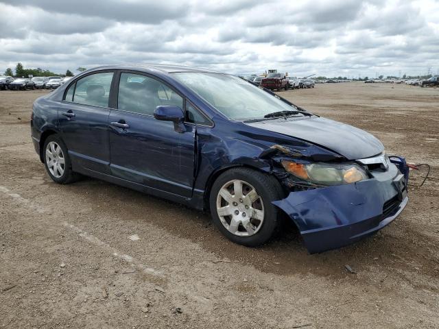 1HGFA16558L109890 - 2008 HONDA CIVIC LX BLUE photo 4