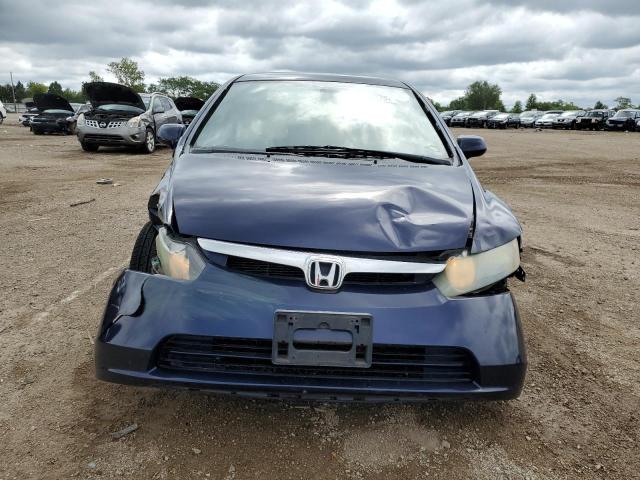 1HGFA16558L109890 - 2008 HONDA CIVIC LX BLUE photo 5