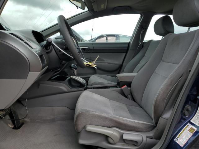 1HGFA16558L109890 - 2008 HONDA CIVIC LX BLUE photo 7