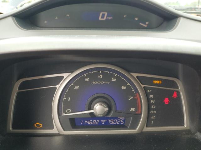 1HGFA16558L109890 - 2008 HONDA CIVIC LX BLUE photo 9