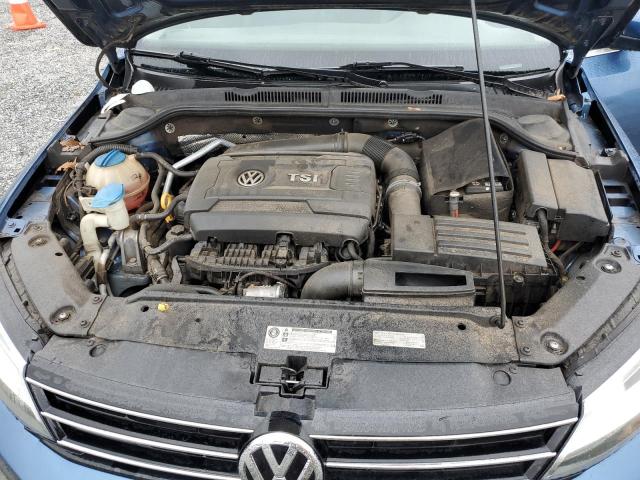 3VWD07AJ9FM307848 - 2015 VOLKSWAGEN JETTA SE Blau Foto 11
