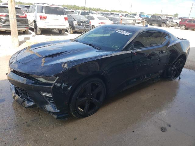 1G1FH1R72J0116478 - 2018 CHEVROLET CAMARO SS BLACK photo 1