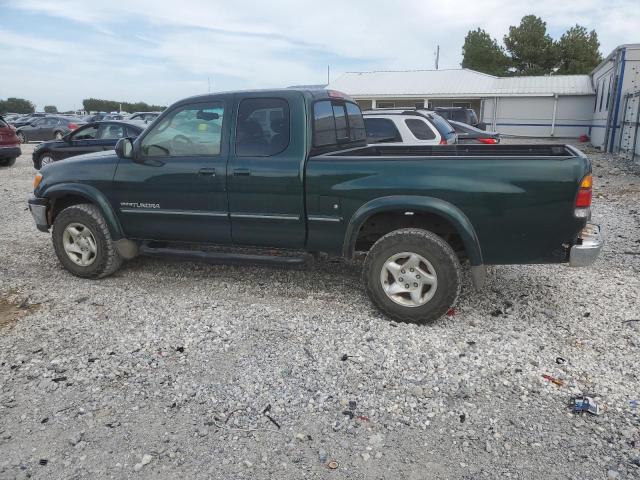 5TBBT4816YS083651 - 2000 TOYOTA TUNDRA ACCESS CAB LIMITED GREEN photo 2