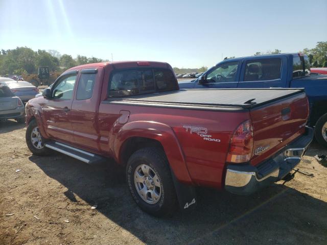 5TEUU42N35Z045186 - 2005 TOYOTA TACOMA ACCESS CAB Қызыл фото 2