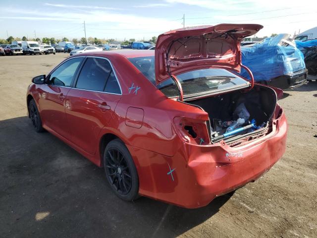 4T1BF1FK4DU657190 - 2013 TOYOTA CAMRY L RED photo 2