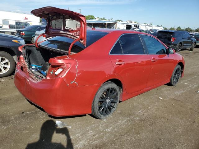 4T1BF1FK4DU657190 - 2013 TOYOTA CAMRY L RED photo 3